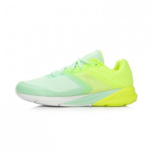 Women's Damping Running Shoes In  Fluorescent Green