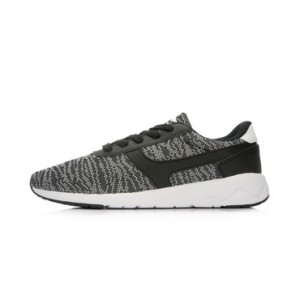 Heather Man Street Fashion Casual Shoes In Black